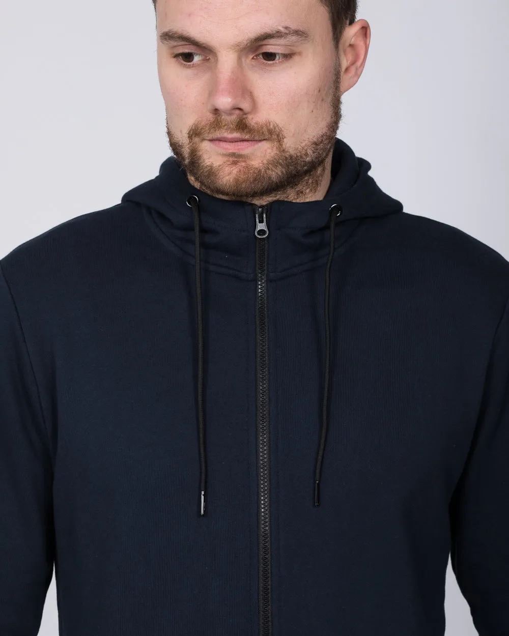 2t Zip Up Tall Active Hoodie (navy)