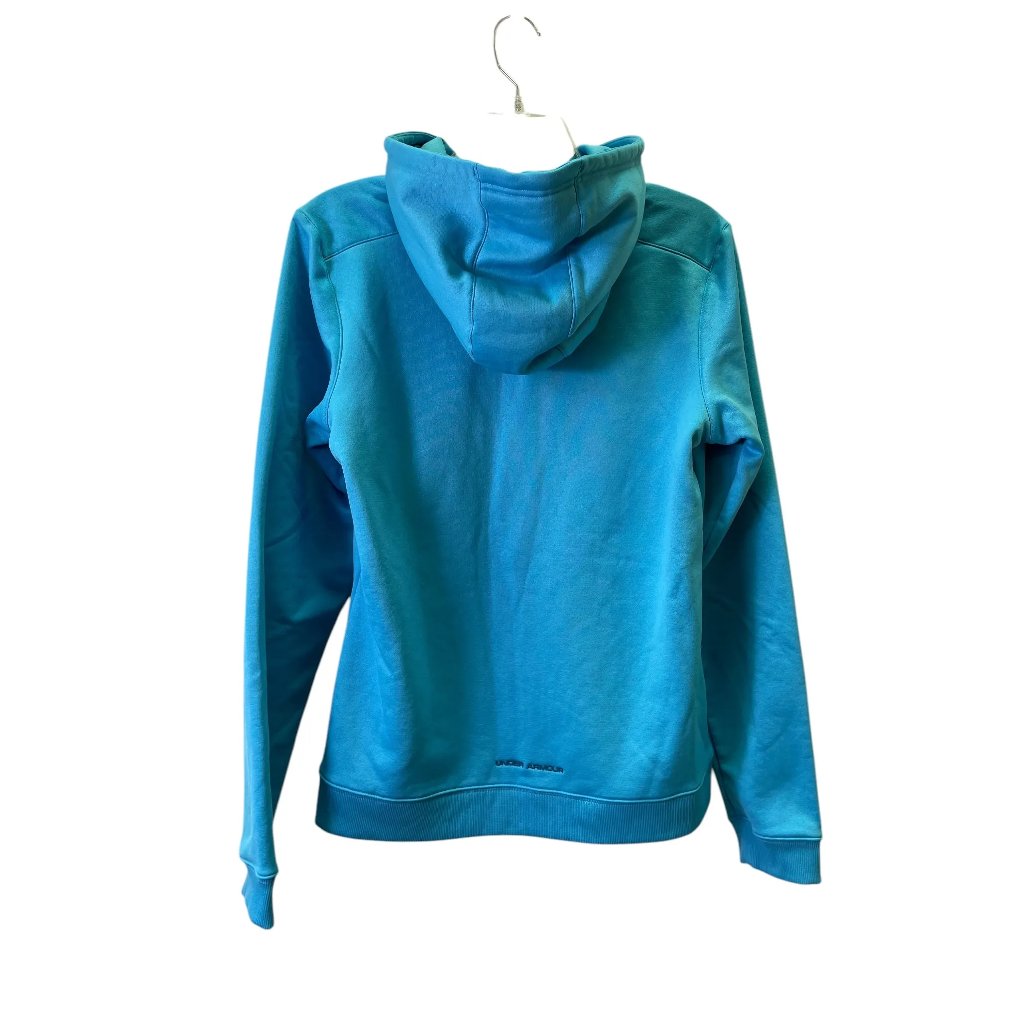 Athletic Sweatshirt Hoodie By Under Armour In Blue, Size:L