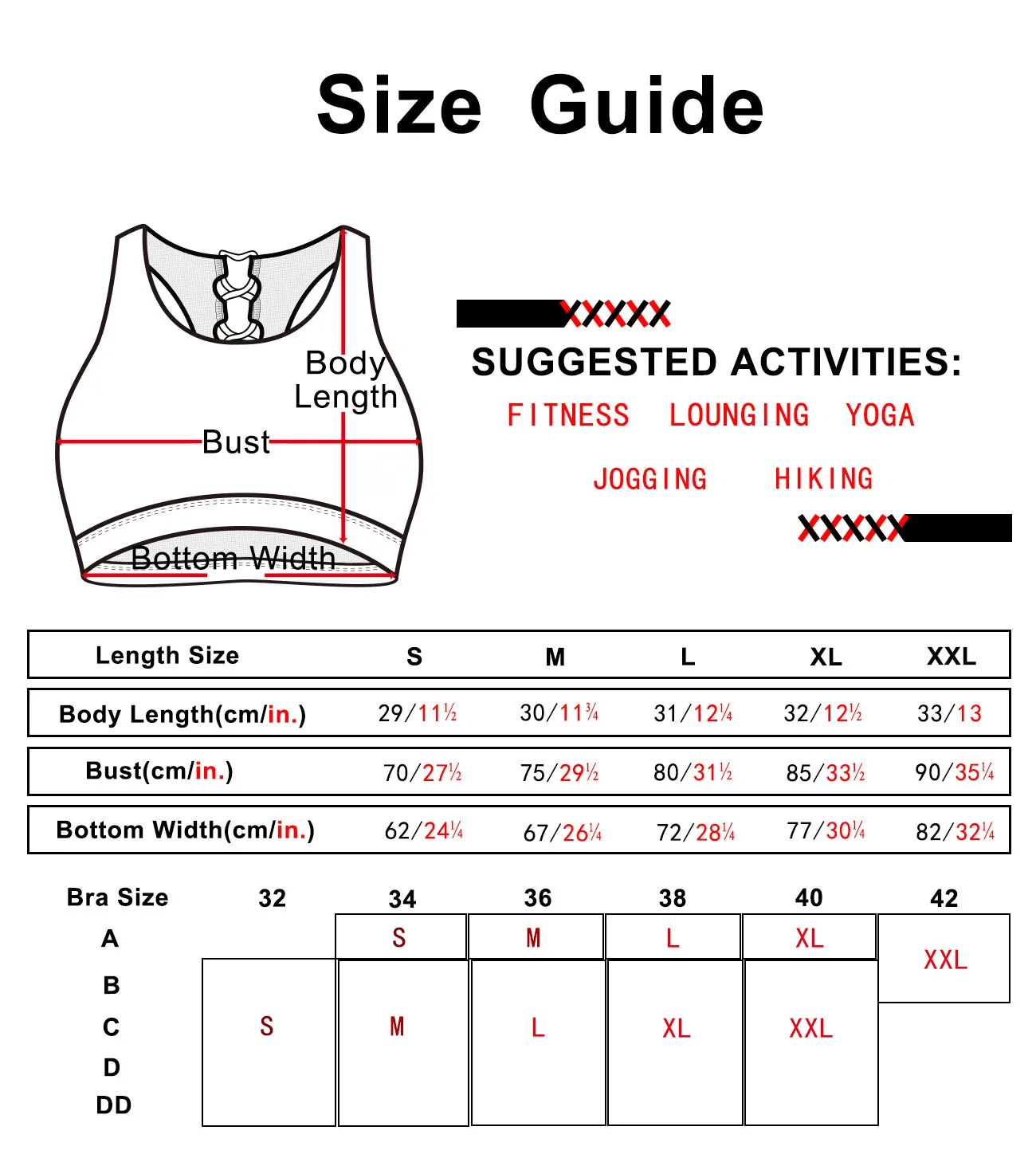 B5 icyzone Women's Workout Yoga Clothes Activewear Printed Racerback Sports Bras