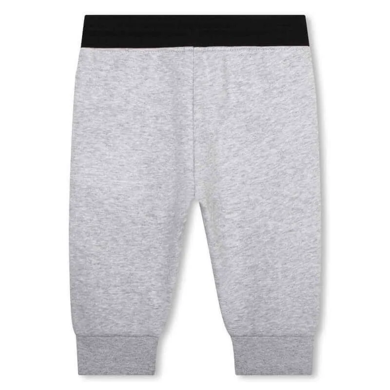 Baby Boys Grey Boss  Jogging Bottoms