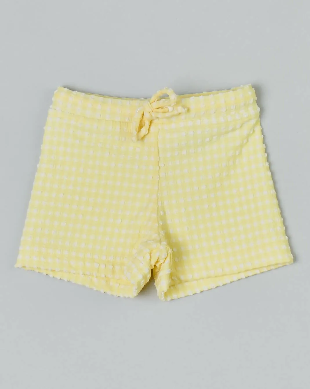 Baby Swim Trunks Citrine Gingham