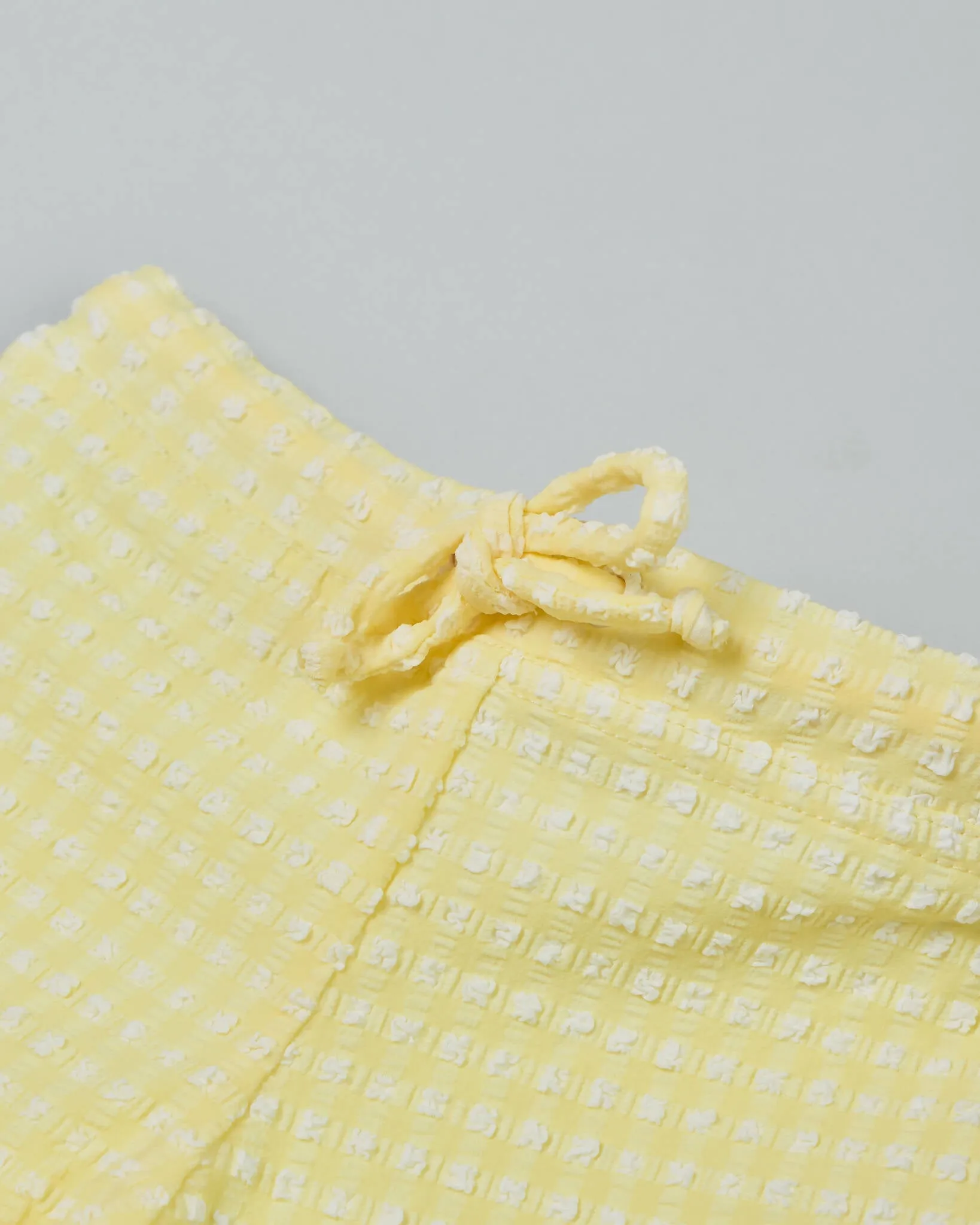 Baby Swim Trunks Citrine Gingham