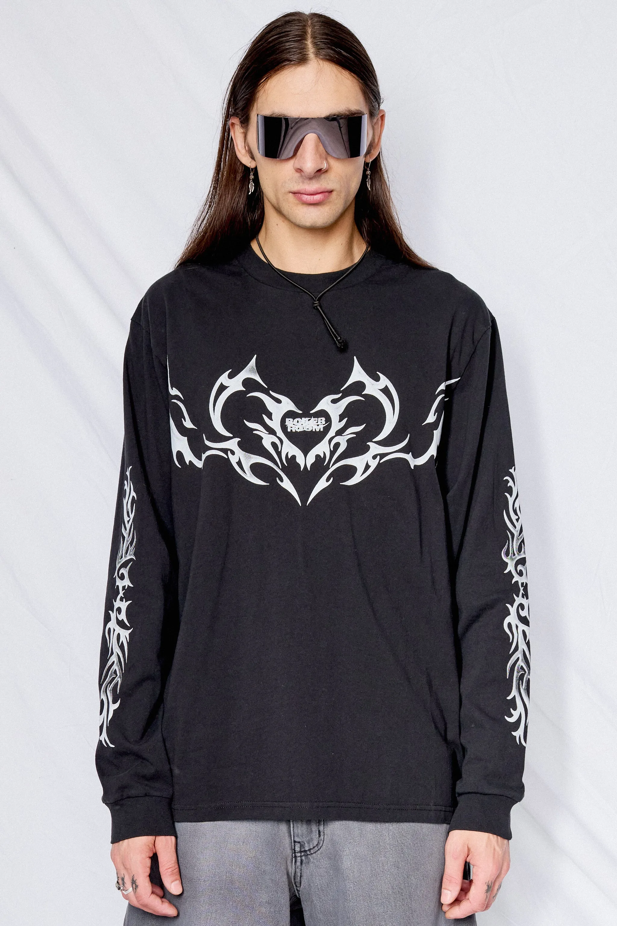 Black Tribal LS T-Shirt