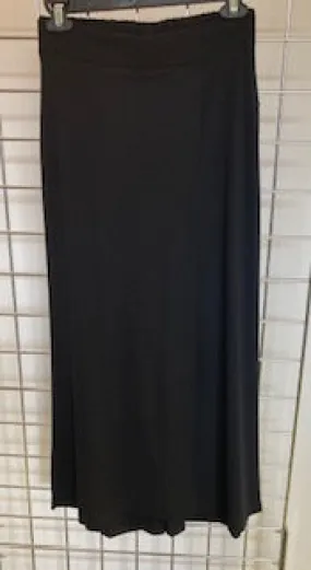 Black Wrap Skirt Culottes