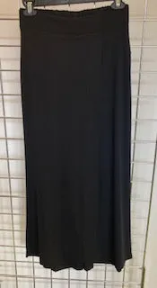 Black Wrap Skirt Culottes