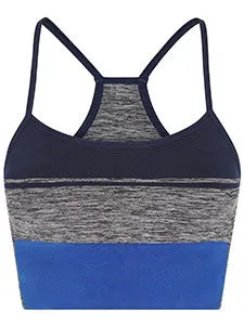 BLOCK SPORTS BRA - NAVY