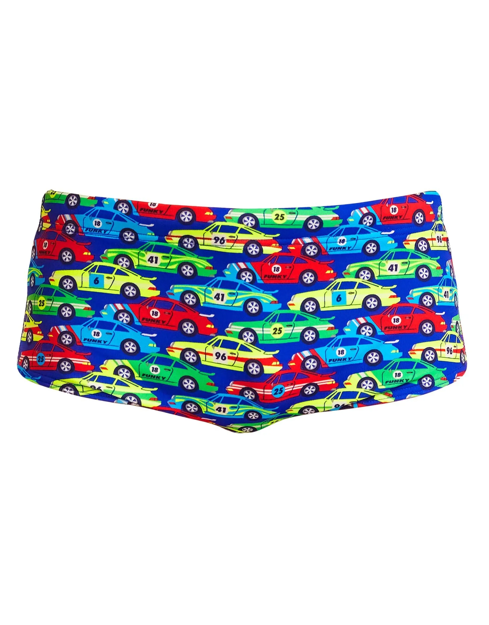 Boys Car Stacker Sidewinder Swim Trunks