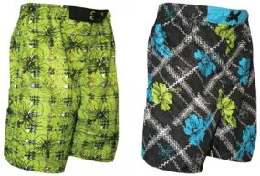 boy's floral print fashion swim trunks - sizes 8-18 Case of 36