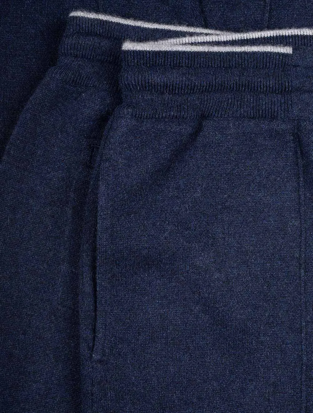 Cashmere Pantaloni Bottoms Navy