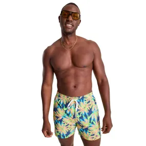 Chubbies 5.5-Inch The Ocean Flowers Swim Trunks - Bright Green - Pattern Base (Includes Plaids)