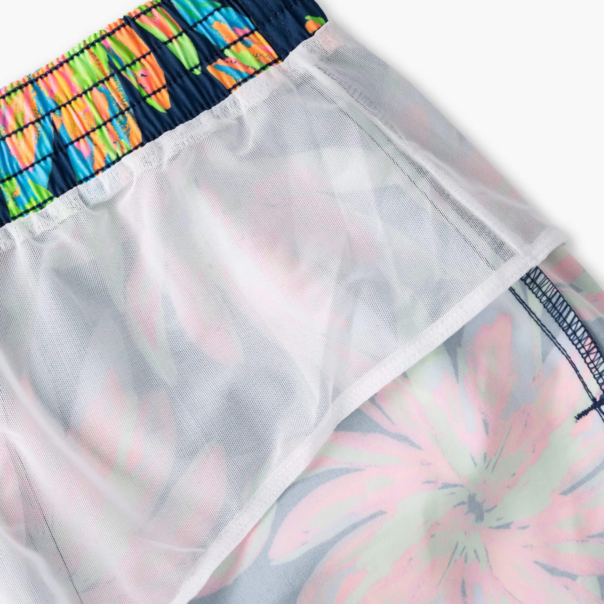 Chubbies 5.5-Inch The Ocean Flowers Swim Trunks - Bright Green - Pattern Base (Includes Plaids)