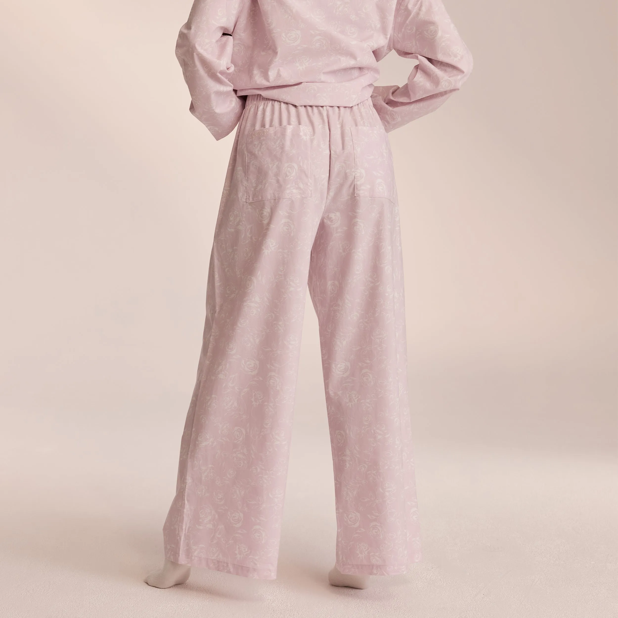 Cotton Pyjama Bottoms - Lilac