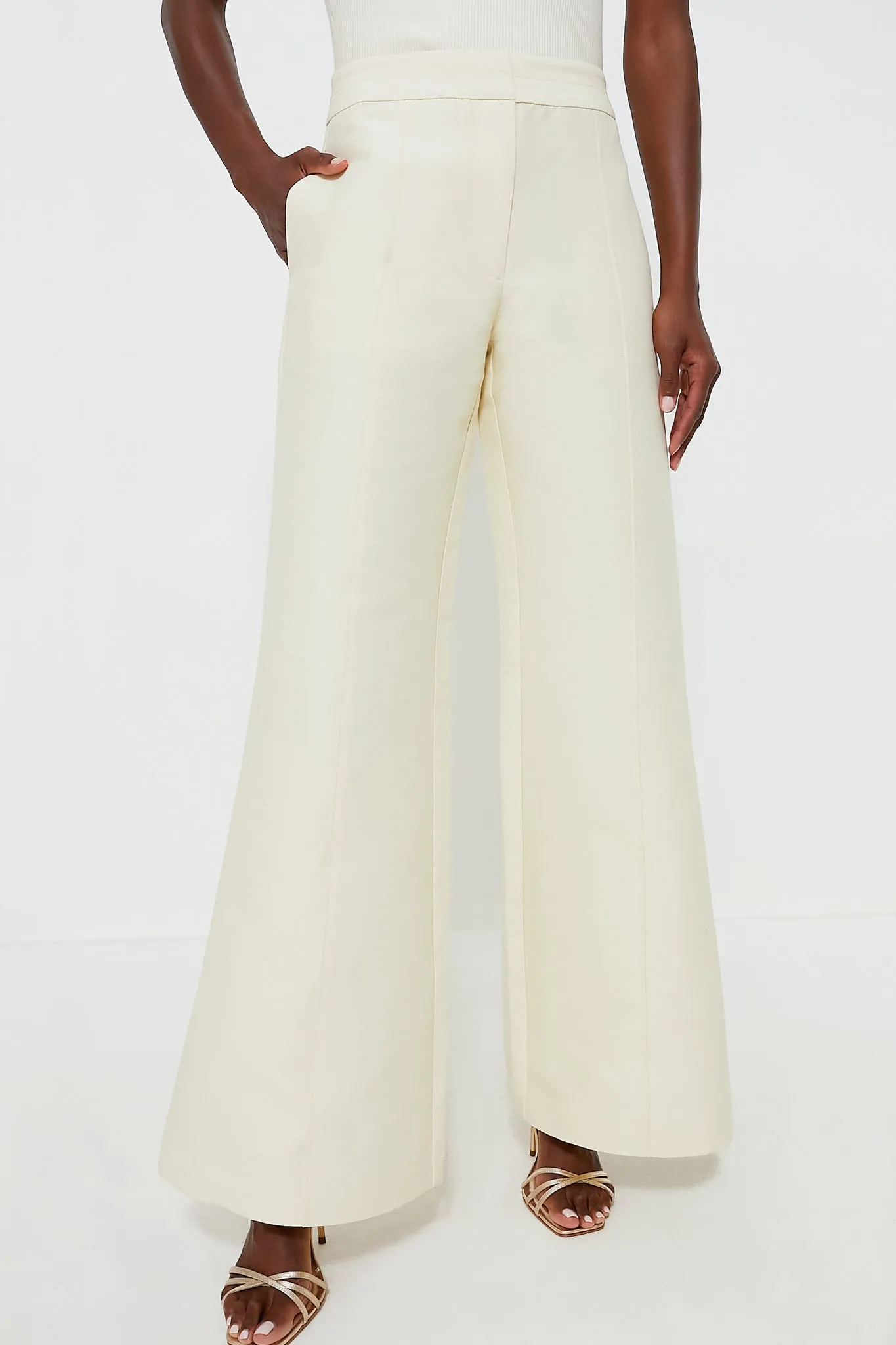 Cream Maverick Trousers