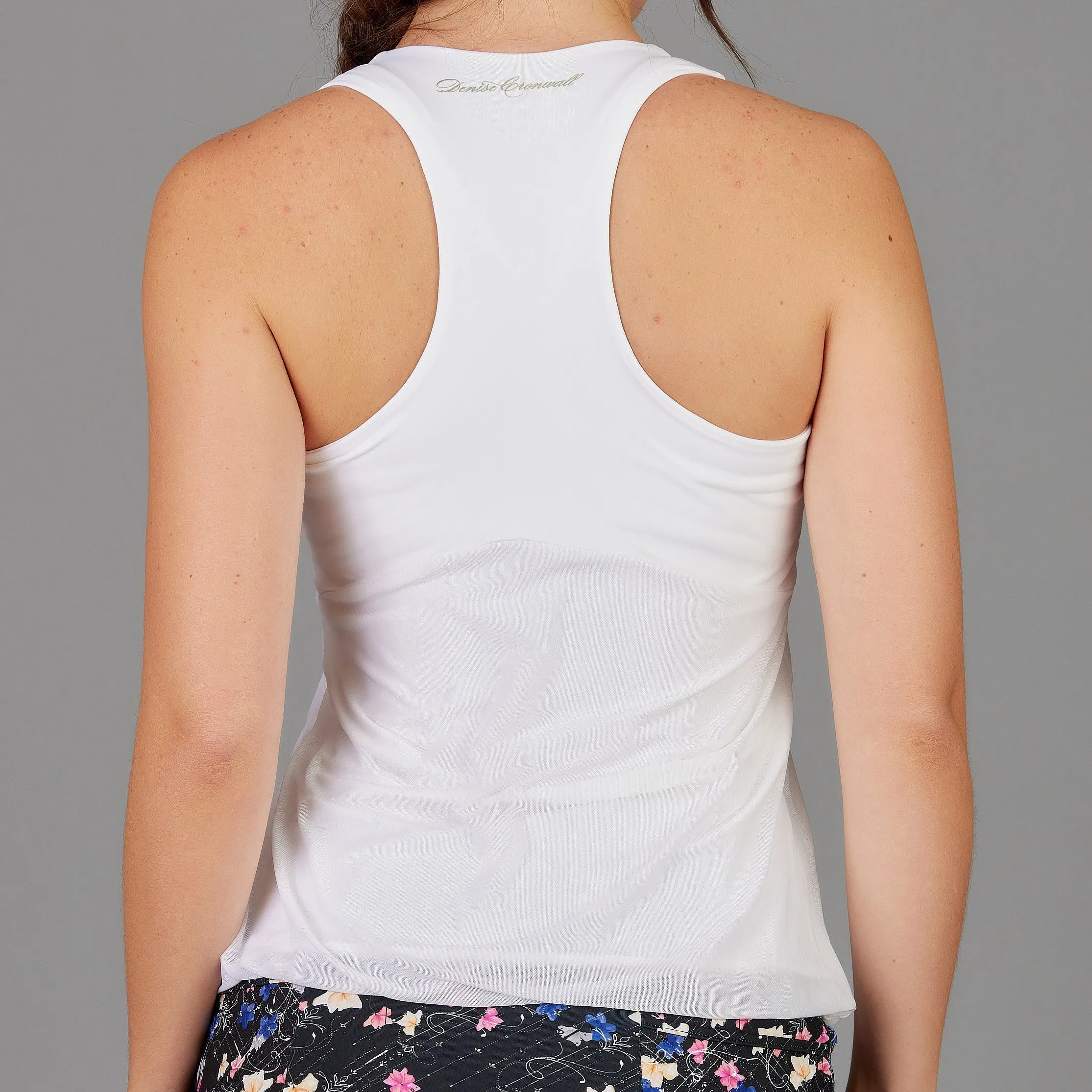 Dahlia Racer-back Top (white)