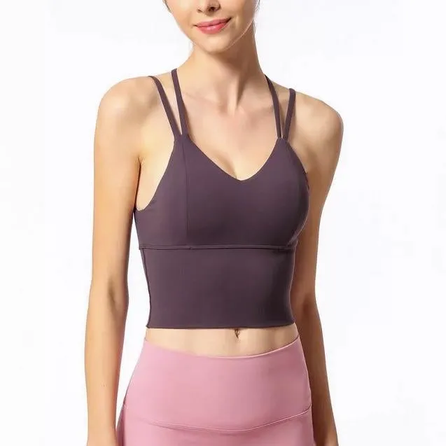 Double Straps Sports Top