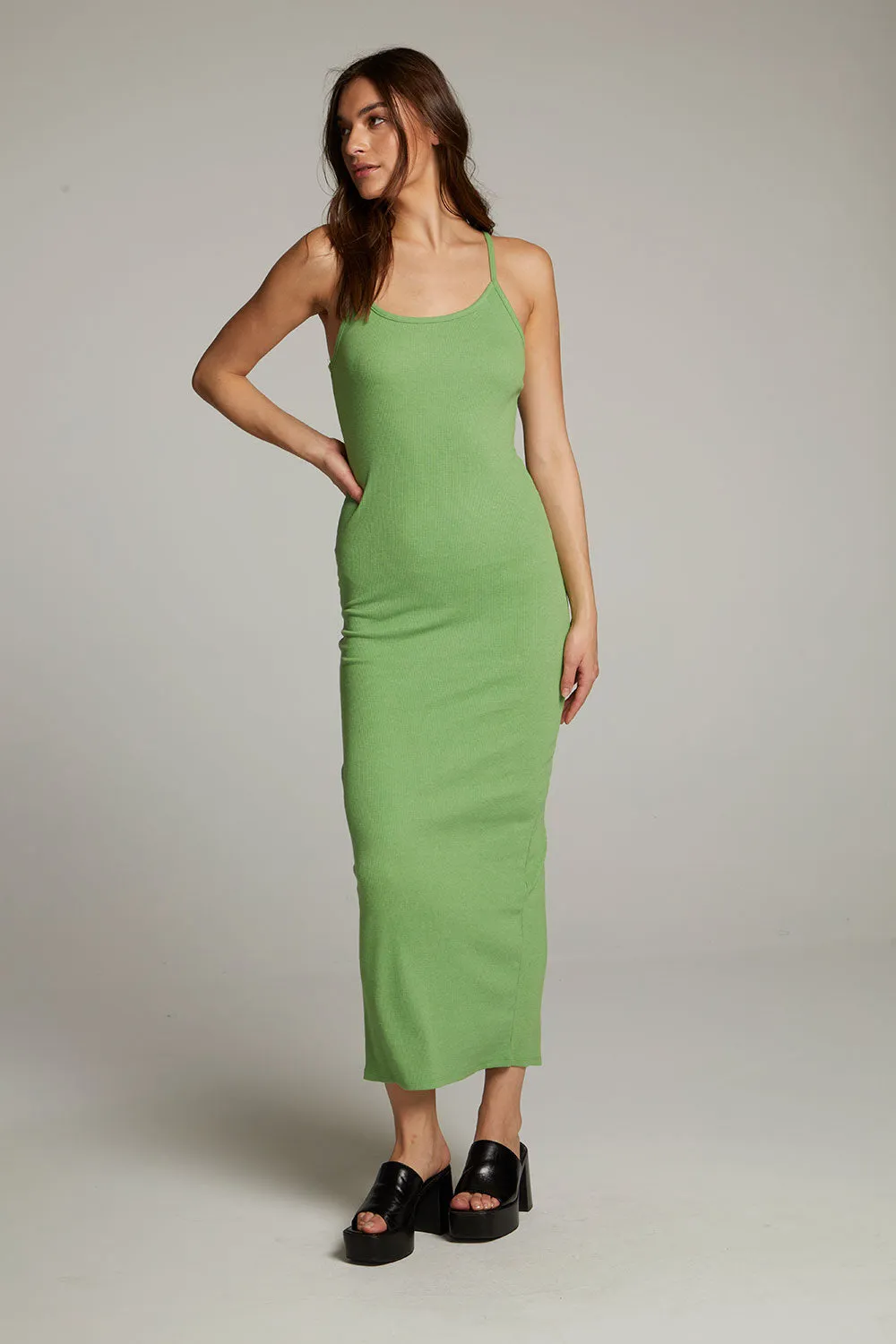 Emma Piquant Green Maxi Dress