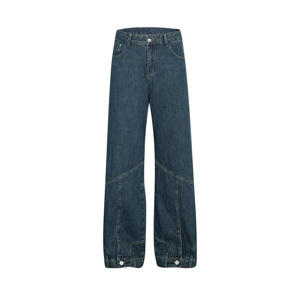 Fashion Personality Denim Trousers Men