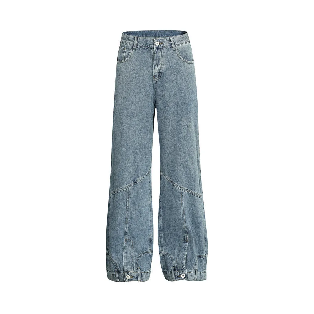 Fashion Personality Denim Trousers Men