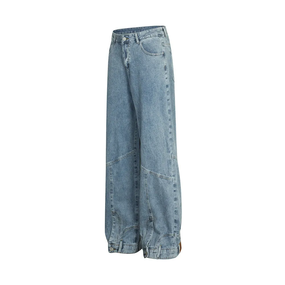 Fashion Personality Denim Trousers Men