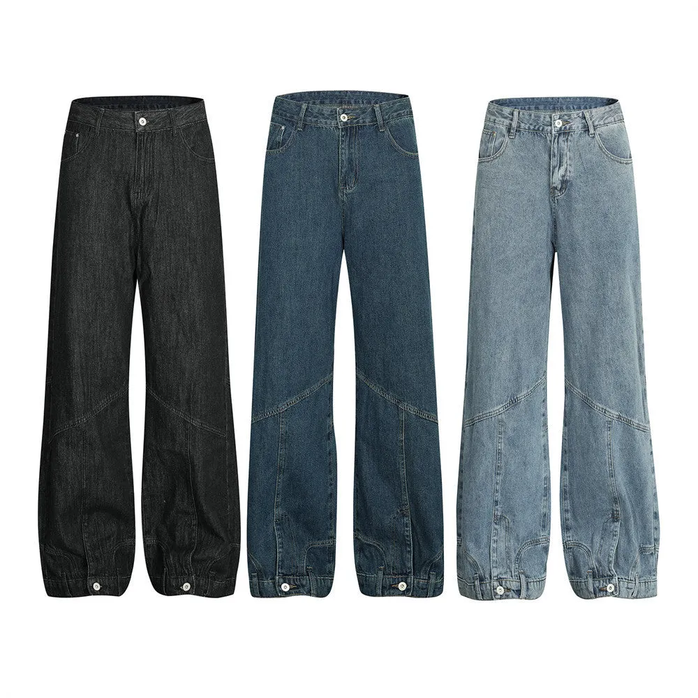 Fashion Personality Denim Trousers Men