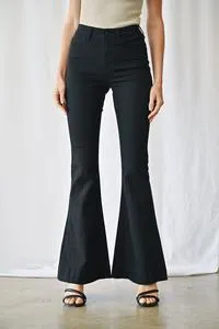 HIGH RISE TROUSER HEM FLARE