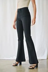 HIGH RISE TROUSER HEM FLARE