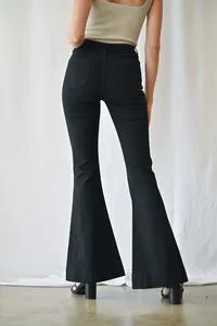 HIGH RISE TROUSER HEM FLARE