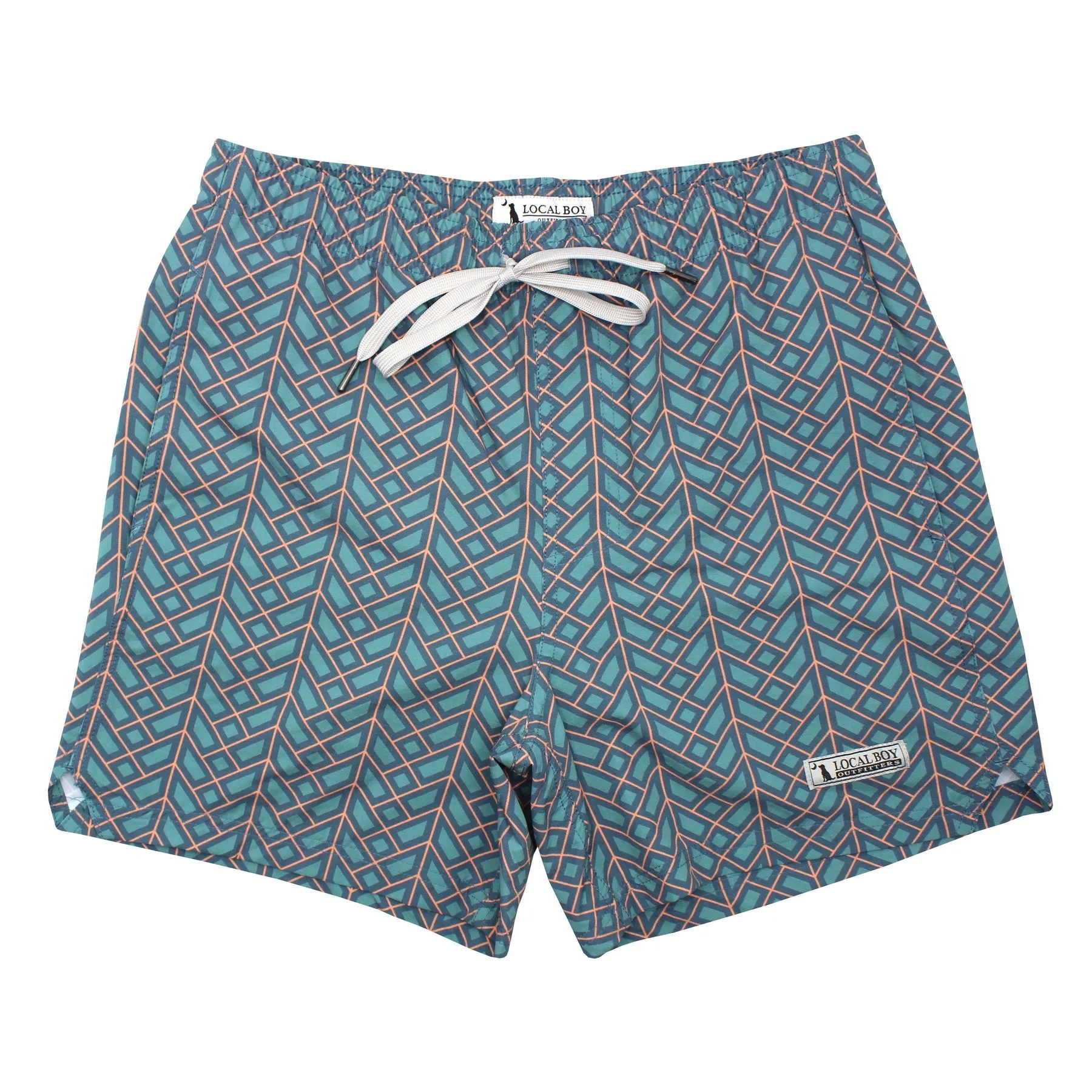 Lagoon & Coral Swim Trunk