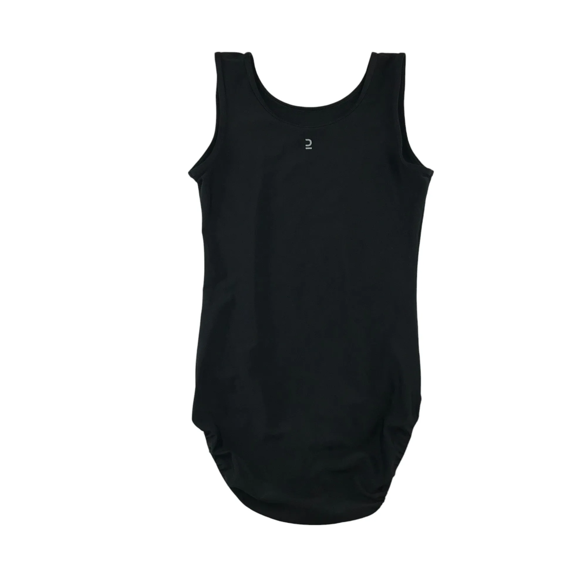 Leotard 12-13 years black sleeveless with sparkly neckline details