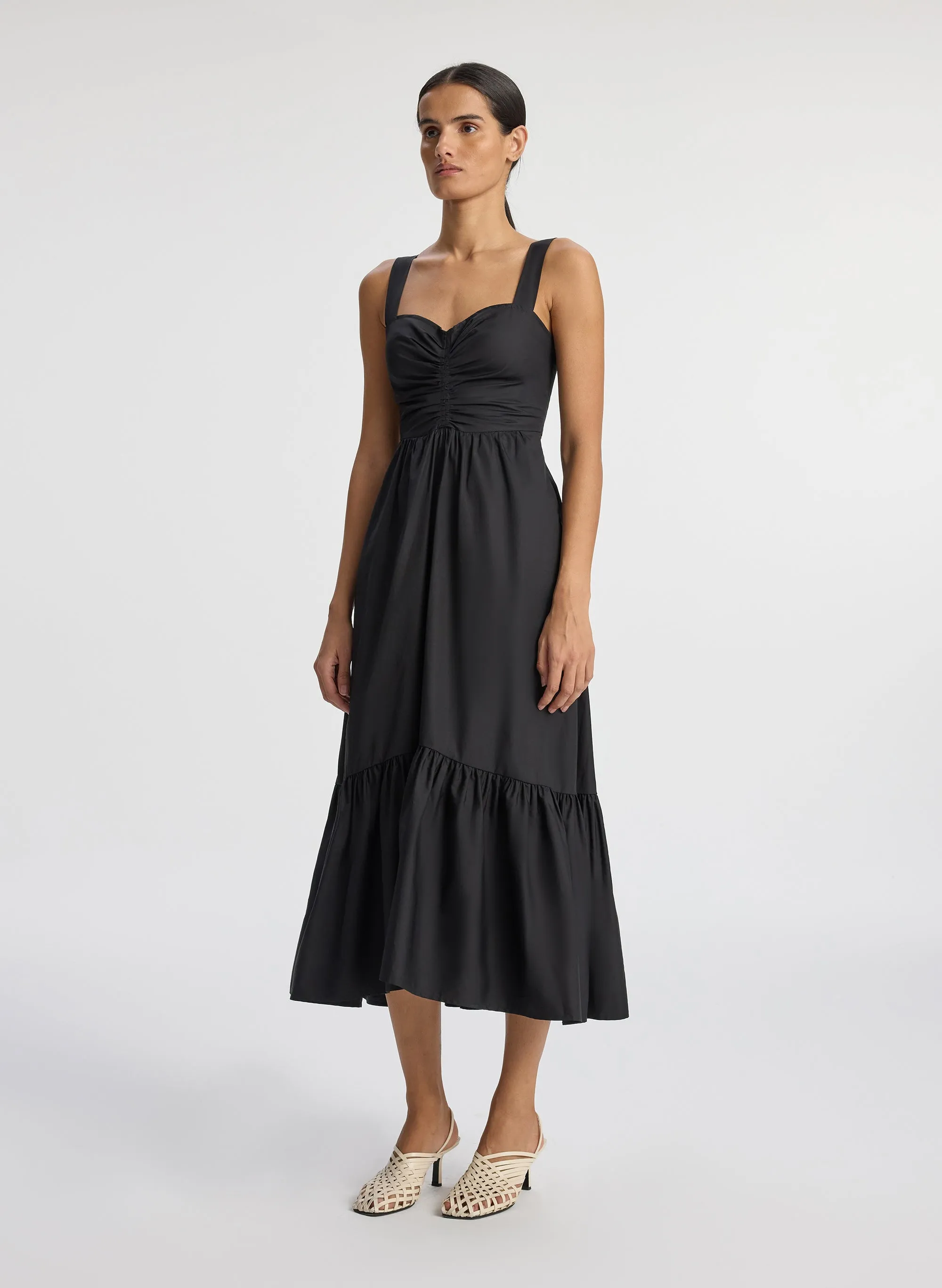 Lilah II Cotton Midi Dress