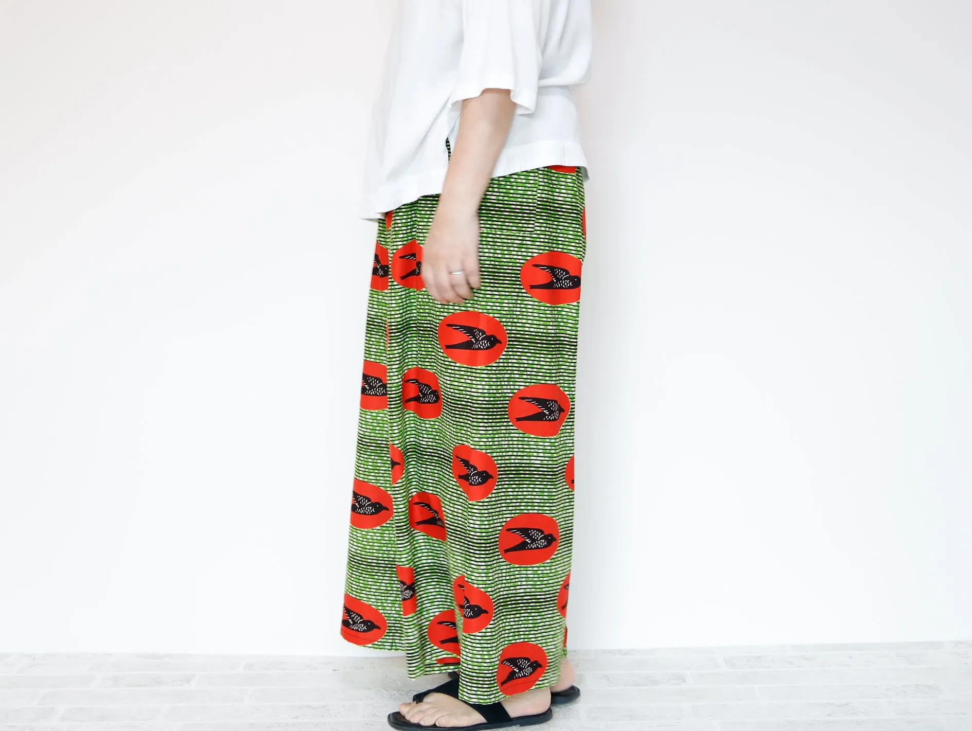 <P15-058>  AFRICAN PRINT Gaucho