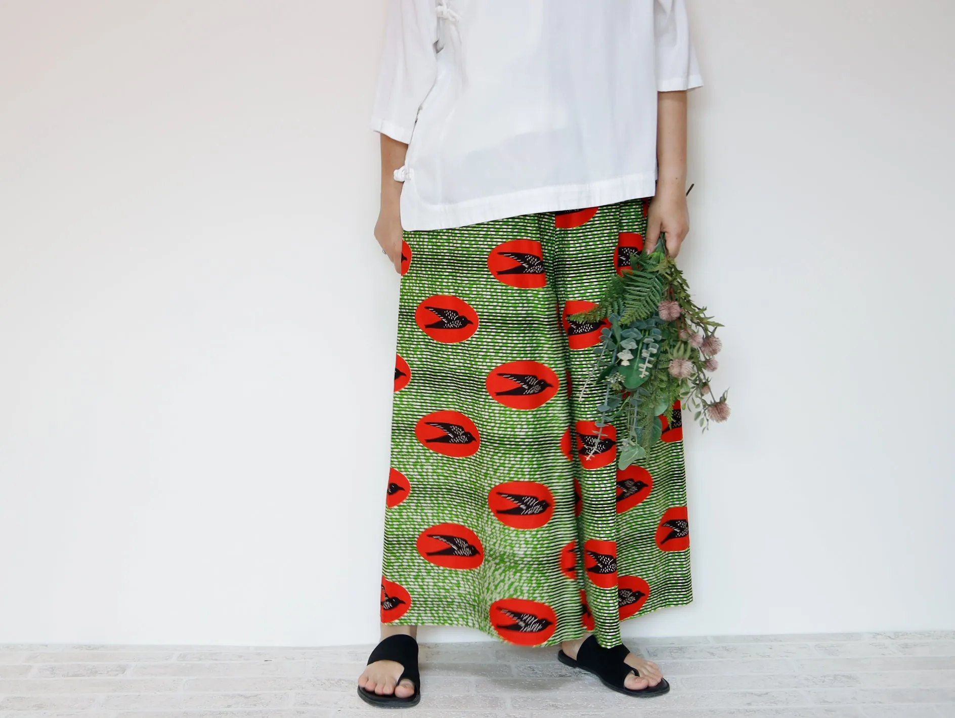 <P15-058>  AFRICAN PRINT Gaucho