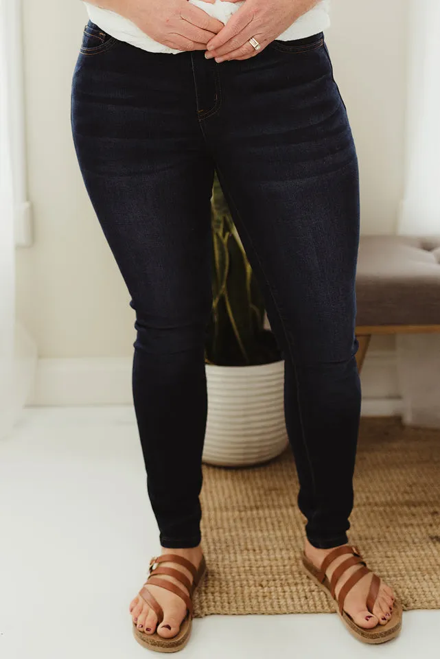 Mid-Rise Skinny Jeans