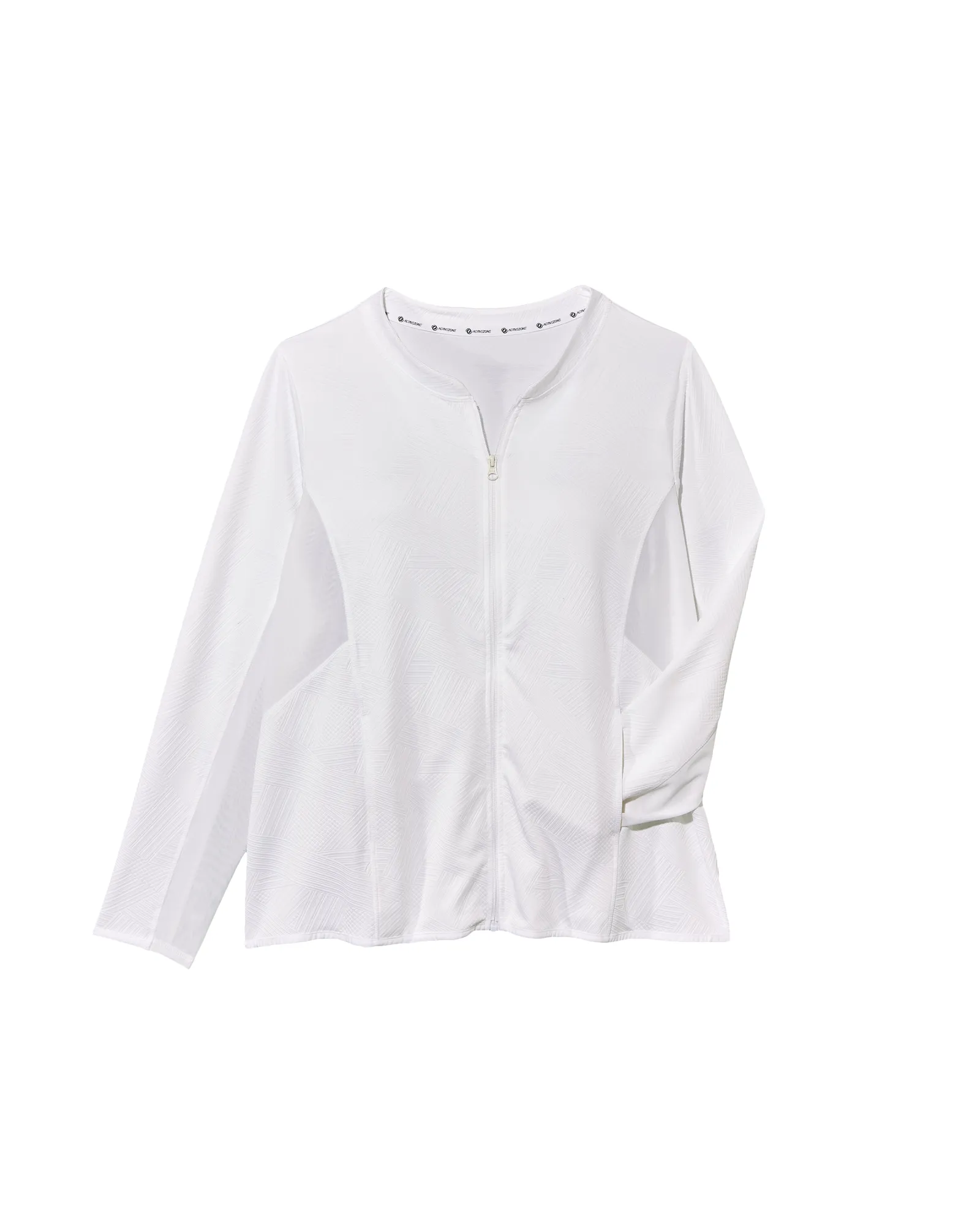 Misti Textured Jacket | White / White