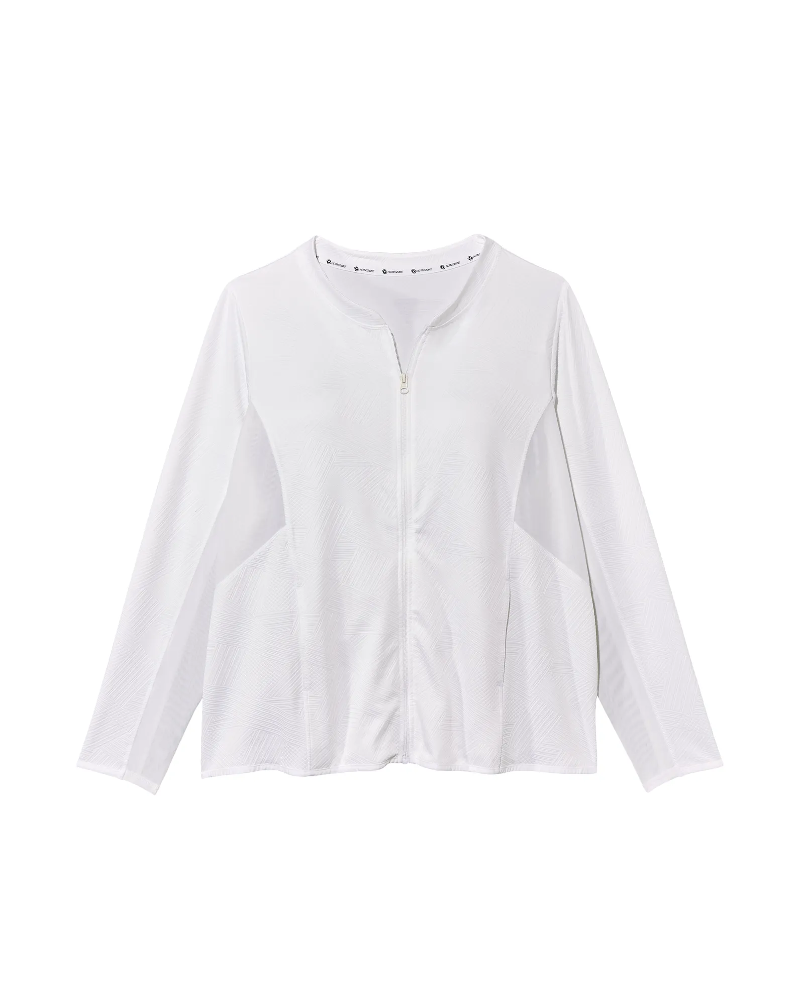 Misti Textured Jacket | White / White