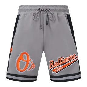 MLB BALTIMORE ORIOLES SCRIPT TAIL MEN'S DK 2.0 SHORT (GRAY/BLACK)