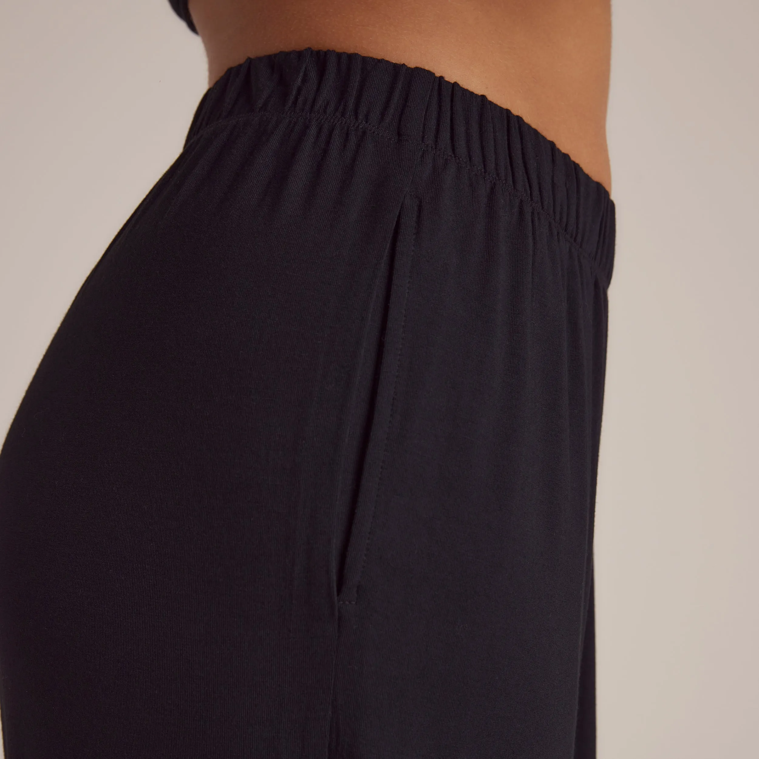 Modal Pyjama Bottoms - Black