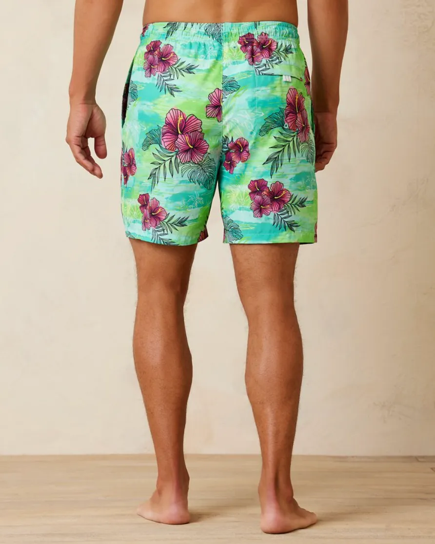 Naples Fresco Blooms 6-Inch Swim Trunks