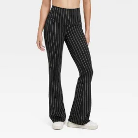 New - Women's Rib Flare Leggings - JoyLab Black XL