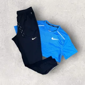 NIKE MILER 1.0 TROUSER SET - UNI BLUE / PHENOM ELITE BLACK PANTS