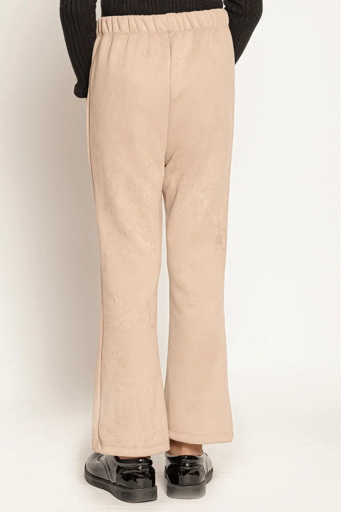 OneFriday Varsity Chic Beige Bliss Bell Bottoms for Girls