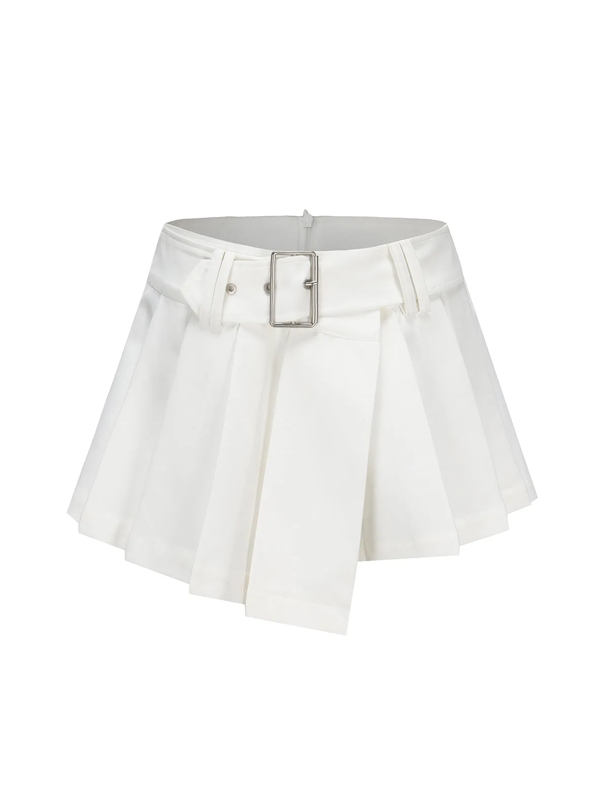 Pleated Mini Culottes