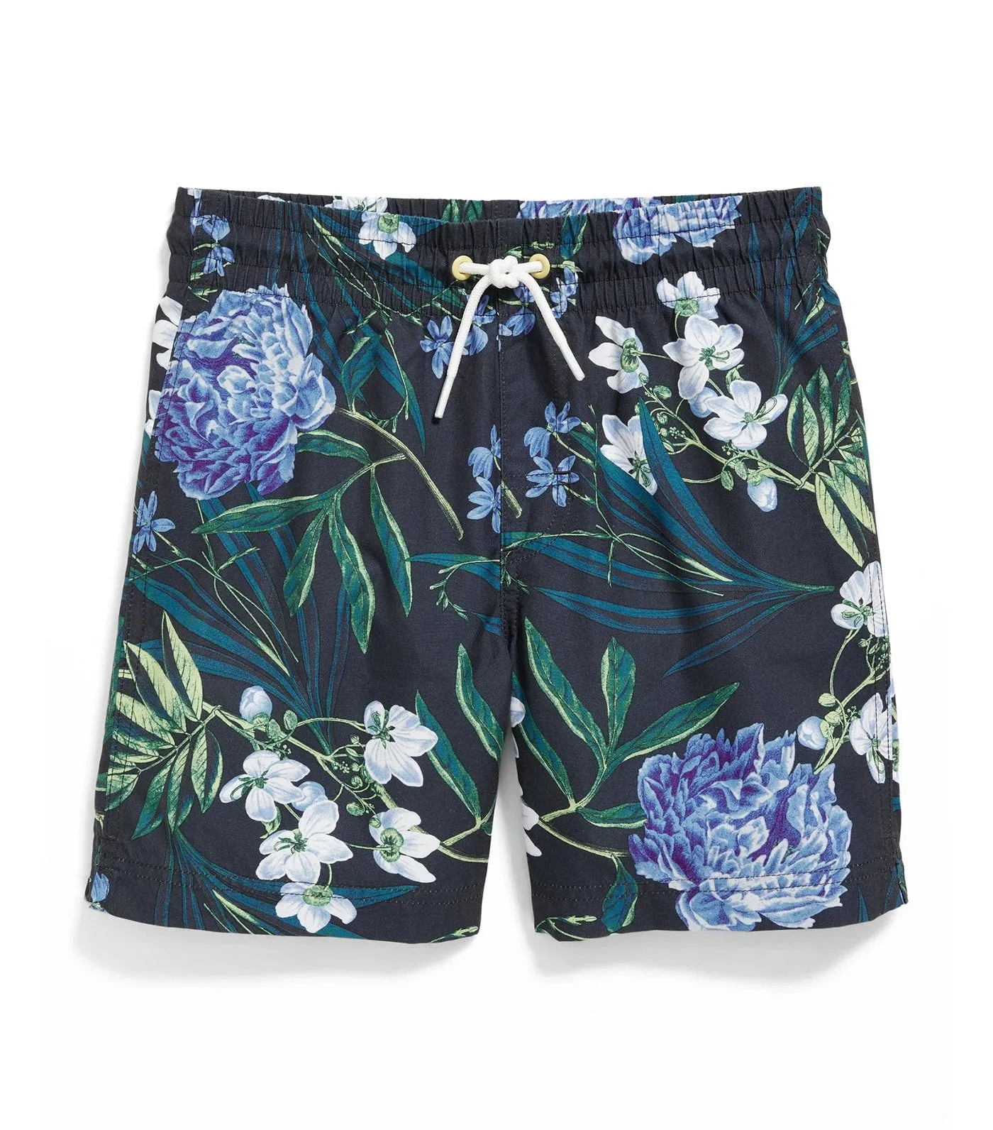 Printed Swim Trunks for Boys - Floral Pattern