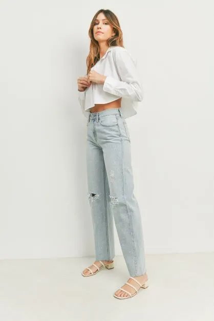 Ribcage Long Length Straight Jeans