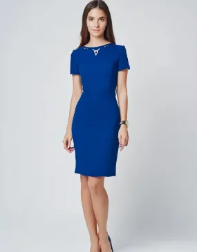 Sapphire Charm Cocktail Dress