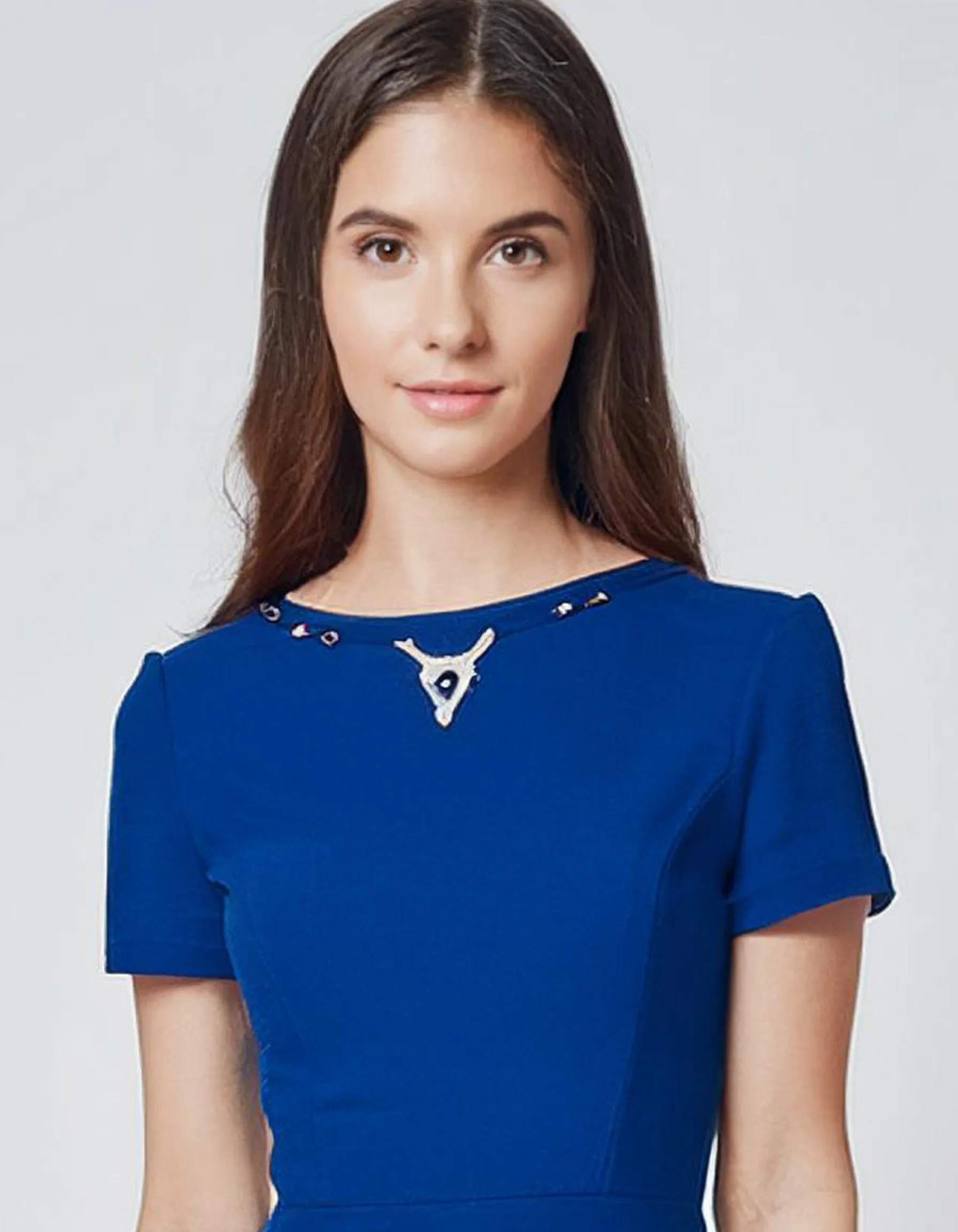 Sapphire Charm Cocktail Dress