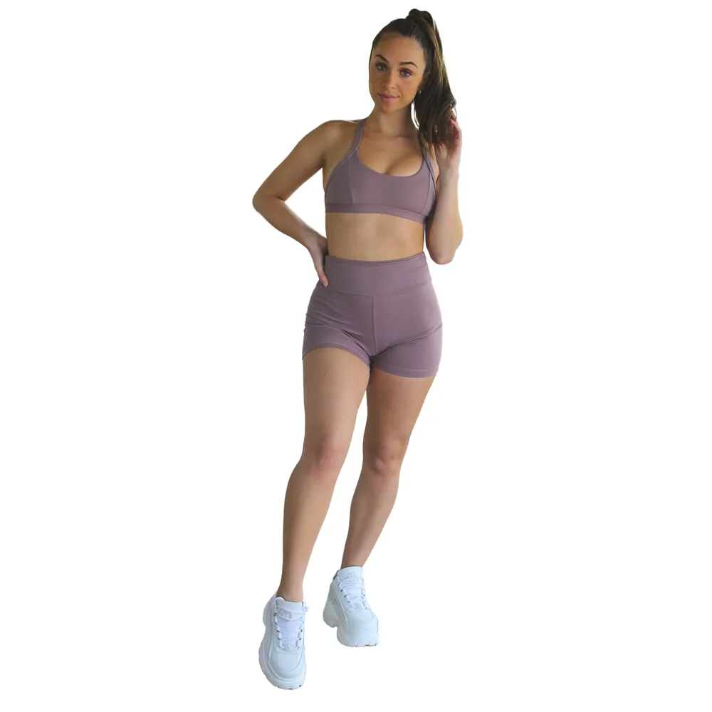 Satya Sports Bra - Plum