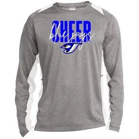 Script Cheer ST361LS Long Sleeve Heather Colorblock Performance Tee