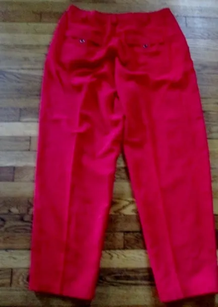 Set Mens VEEZO JEANS WEAR 2 Piece TOP BOTTOM Shirt Pants Outfit L RED Hip Hop