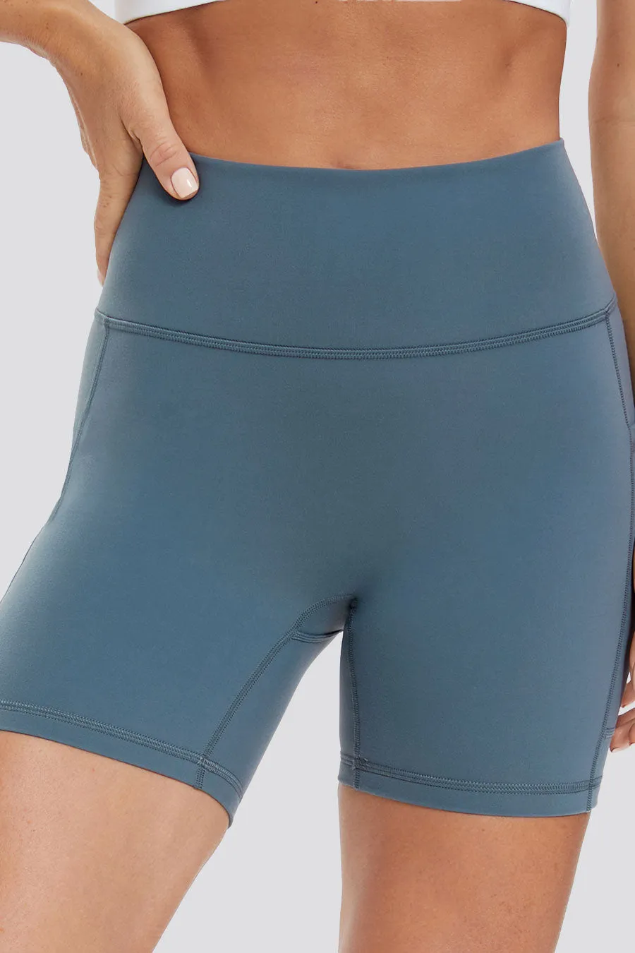 SoftLuxe Yoga Shorts with Pockets